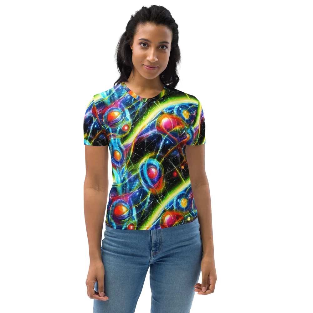 Infinity Reactor on Women's Crew Neck T-Shirt — Front