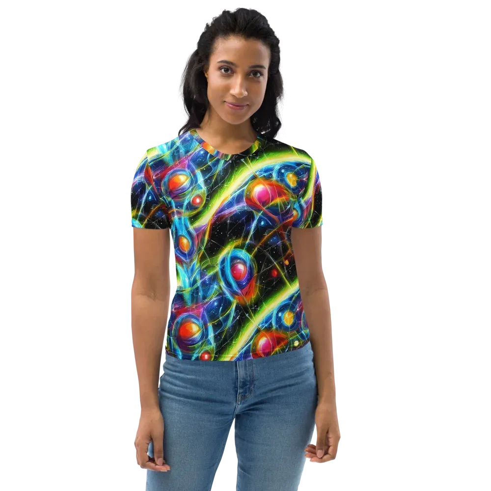 Infinity Reactor on Women's Crew Neck T-Shirt — Front
