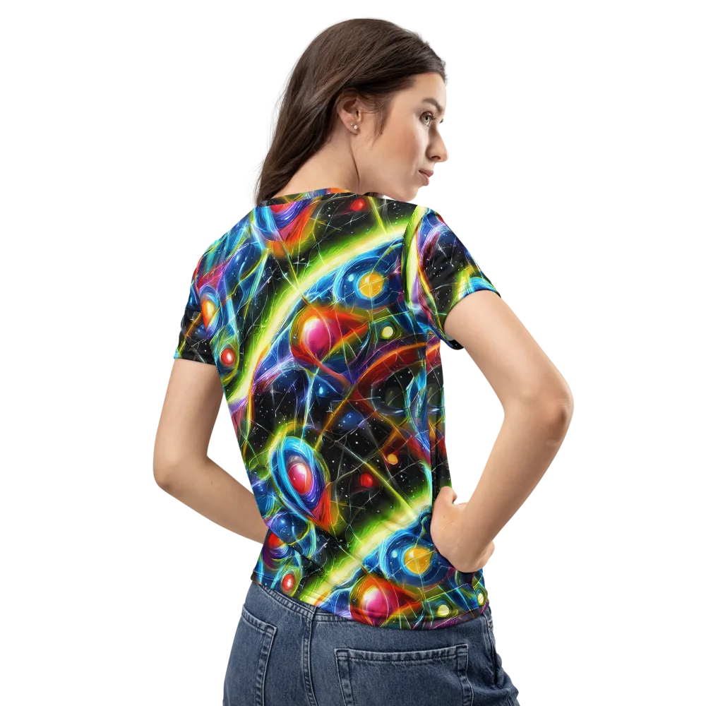 Infinity Reactor on Women's Crew Neck T-Shirt — Back