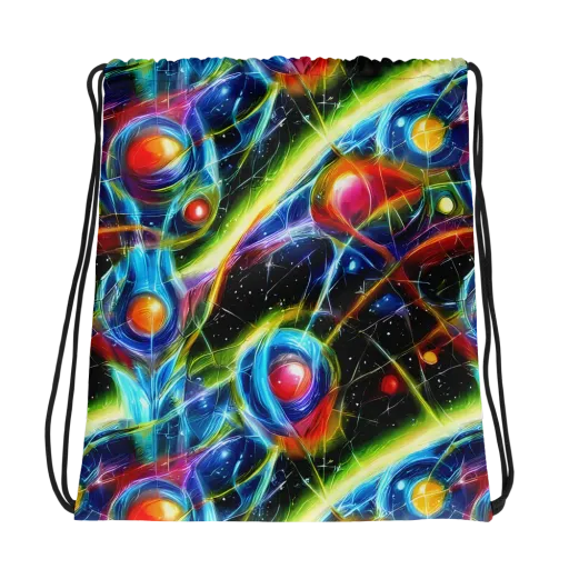 Infinity Reactor on a Drawstring Bag