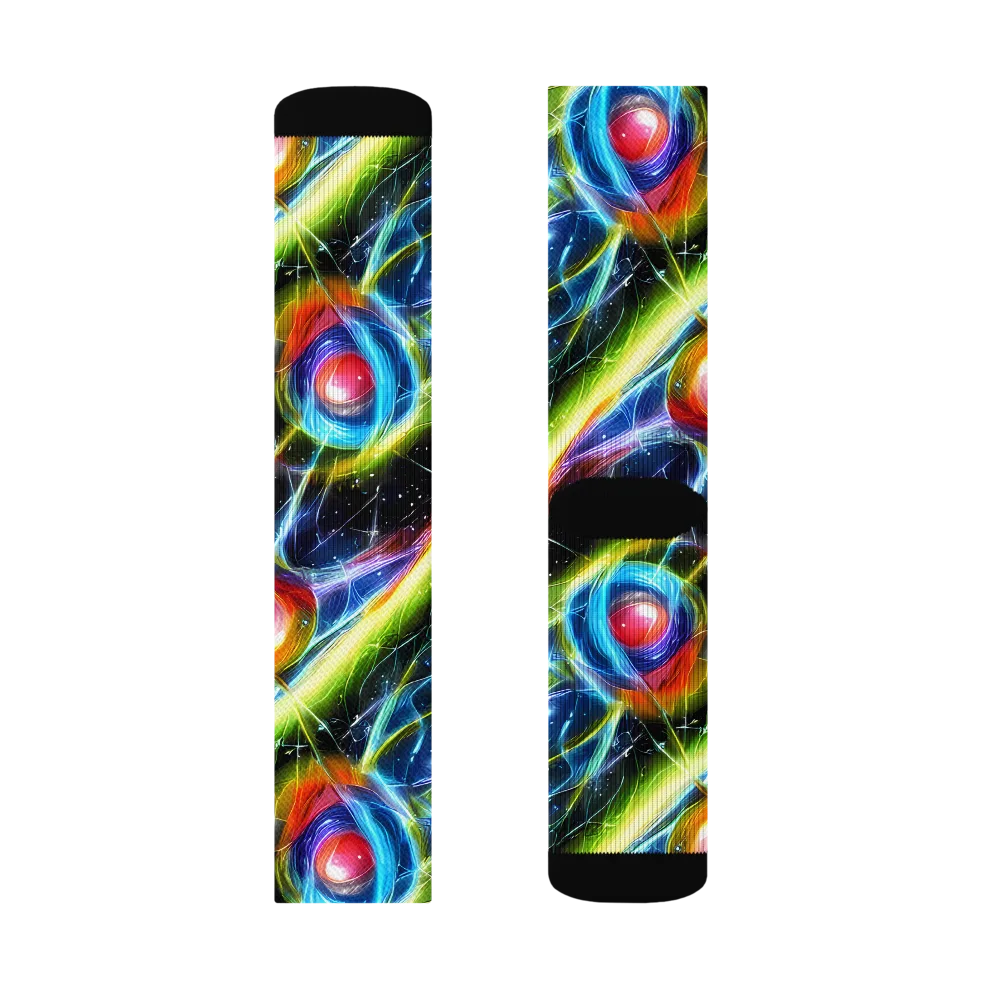 Infinity Reactor on Socks — Left Sock