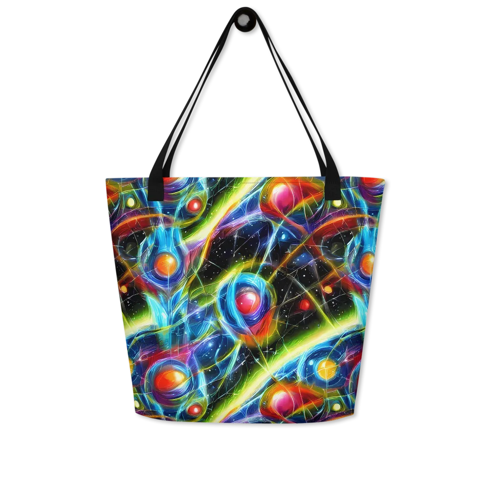 Infinity Reactor on Large Tote Bag W/ Pocket — Front