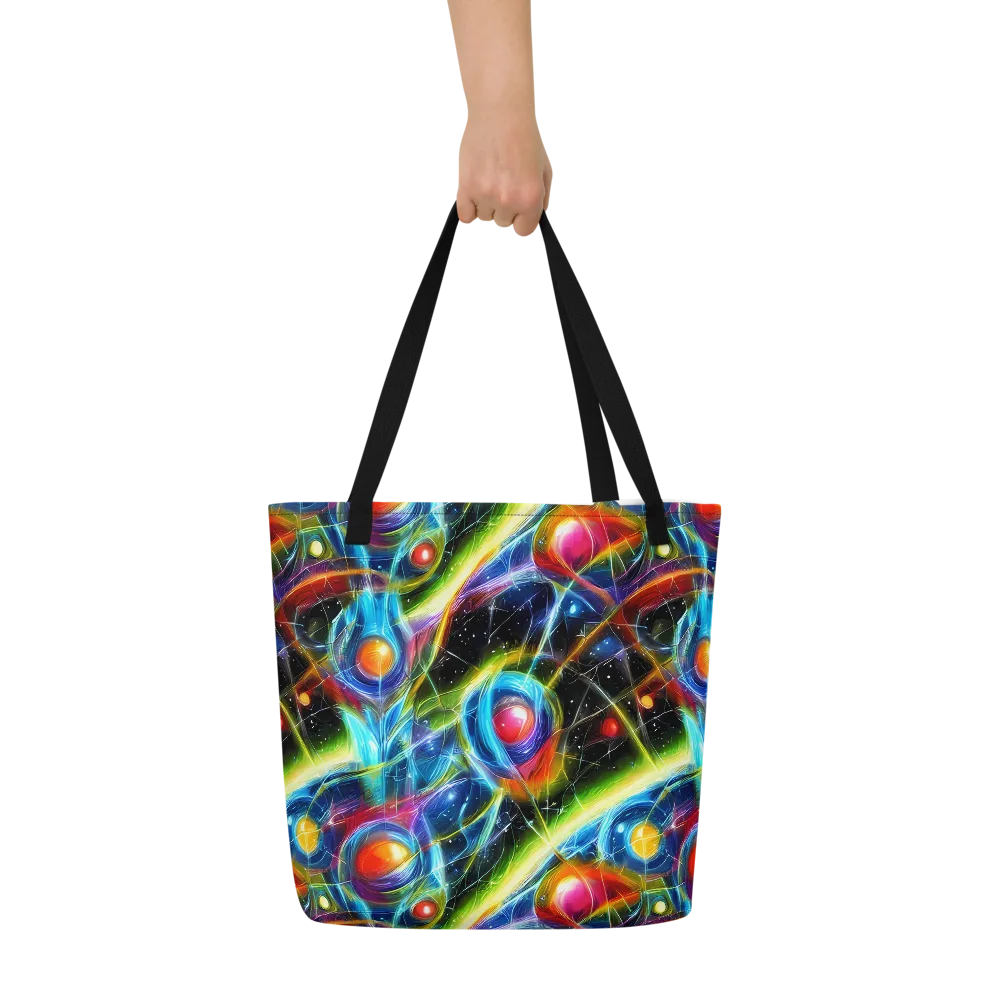 Infinity Reactor on Large Tote Bag W/ Pocket — Front