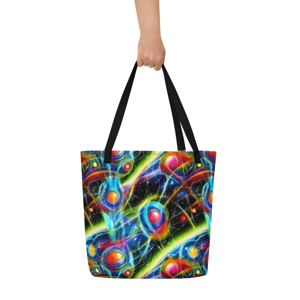 Infinity Reactor on Large Tote Bag W/ Pocket — Front