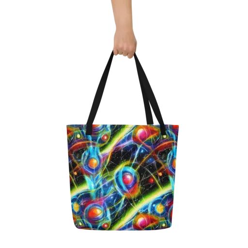 Infinity Reactor on a Large Tote Bag W/ Pocket