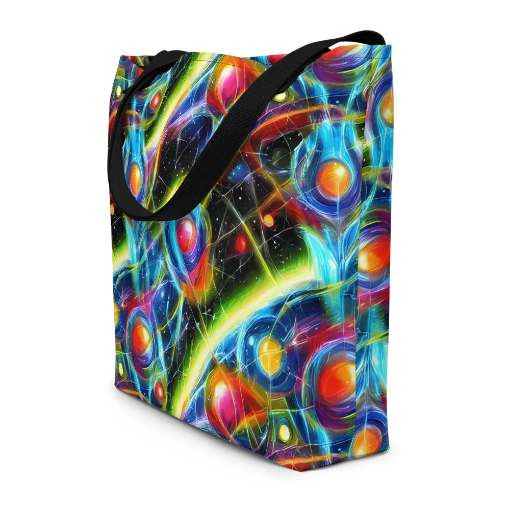 Infinity Reactor on Large Tote Bag W/ Pocket — Front