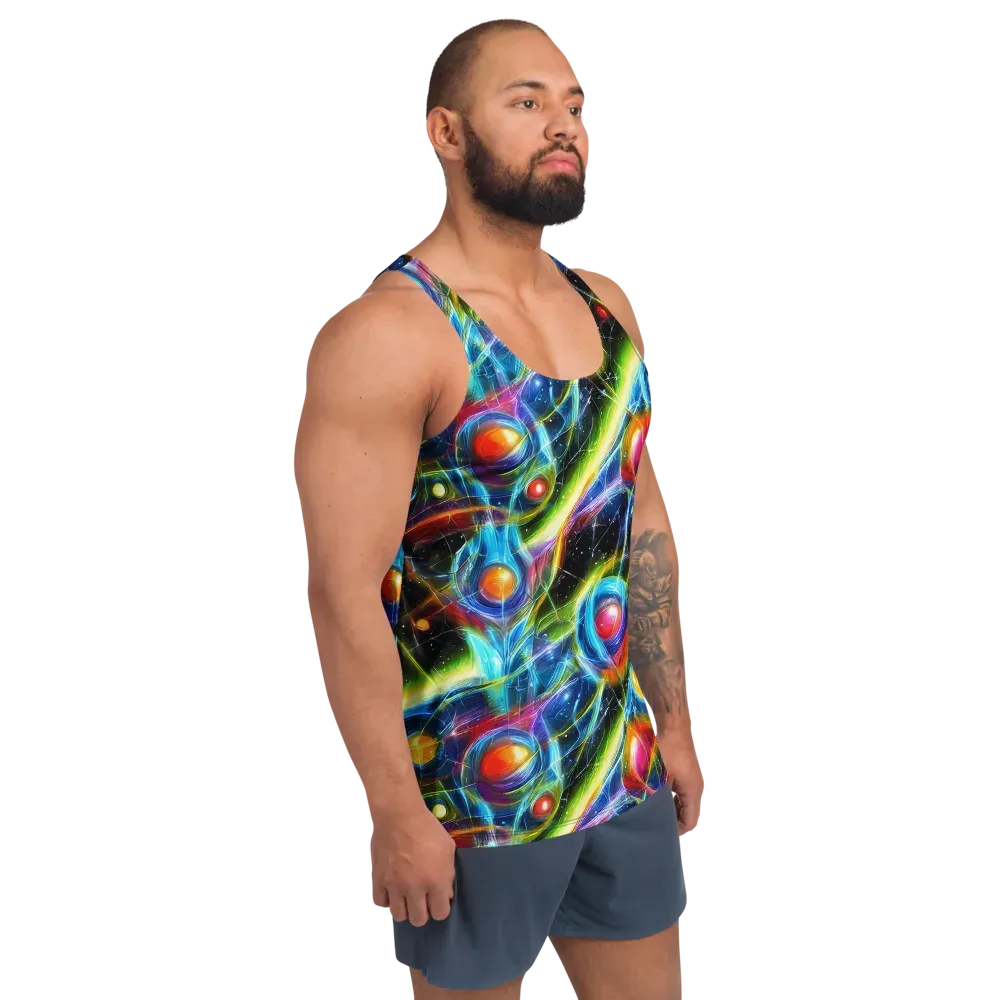 Infinity Reactor on Men's Tank Top — Right Front