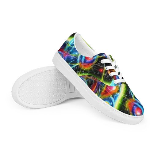 Infinity Reactor on a Men's Lace-Up Canvas Shoes