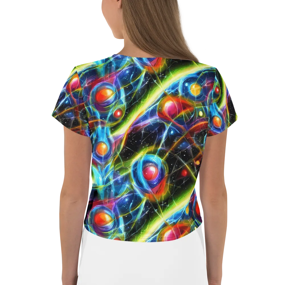 Infinity Reactor on Crop Tee — Back
