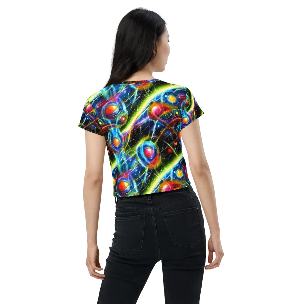 Infinity Reactor on Crop Tee — Back
