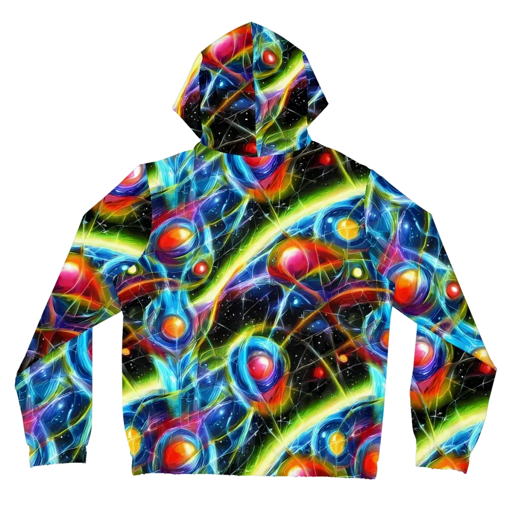 Infinity Reactor on Women's Full-Zip Hoodie — Back