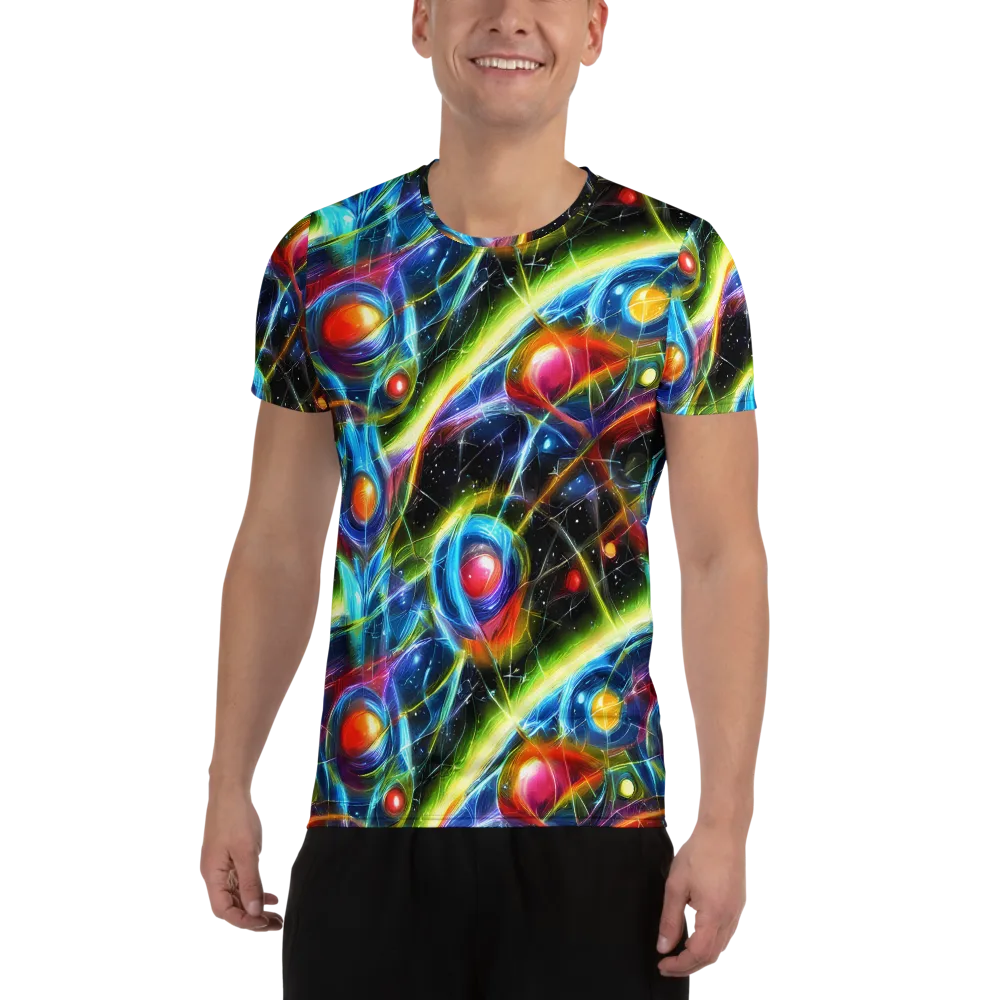 Infinity Reactor on Men's Athletic T-Shirt — Front