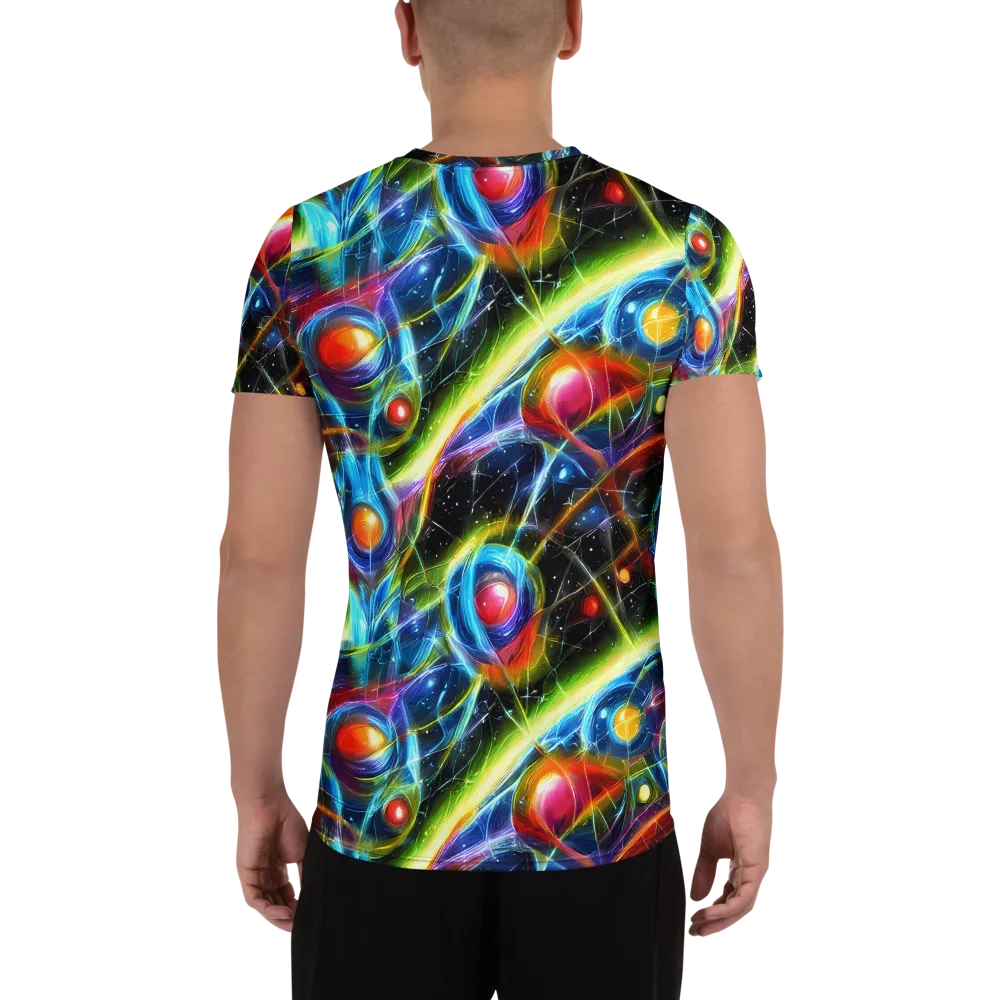 Infinity Reactor on Men's Athletic T-Shirt — Back