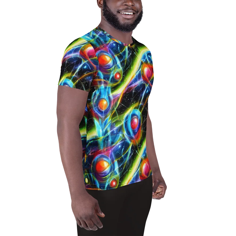 Infinity Reactor on Men's Athletic T-Shirt — Right