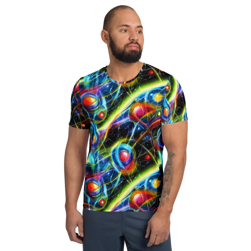 Infinity Reactor on Men's Athletic T-Shirt — Front