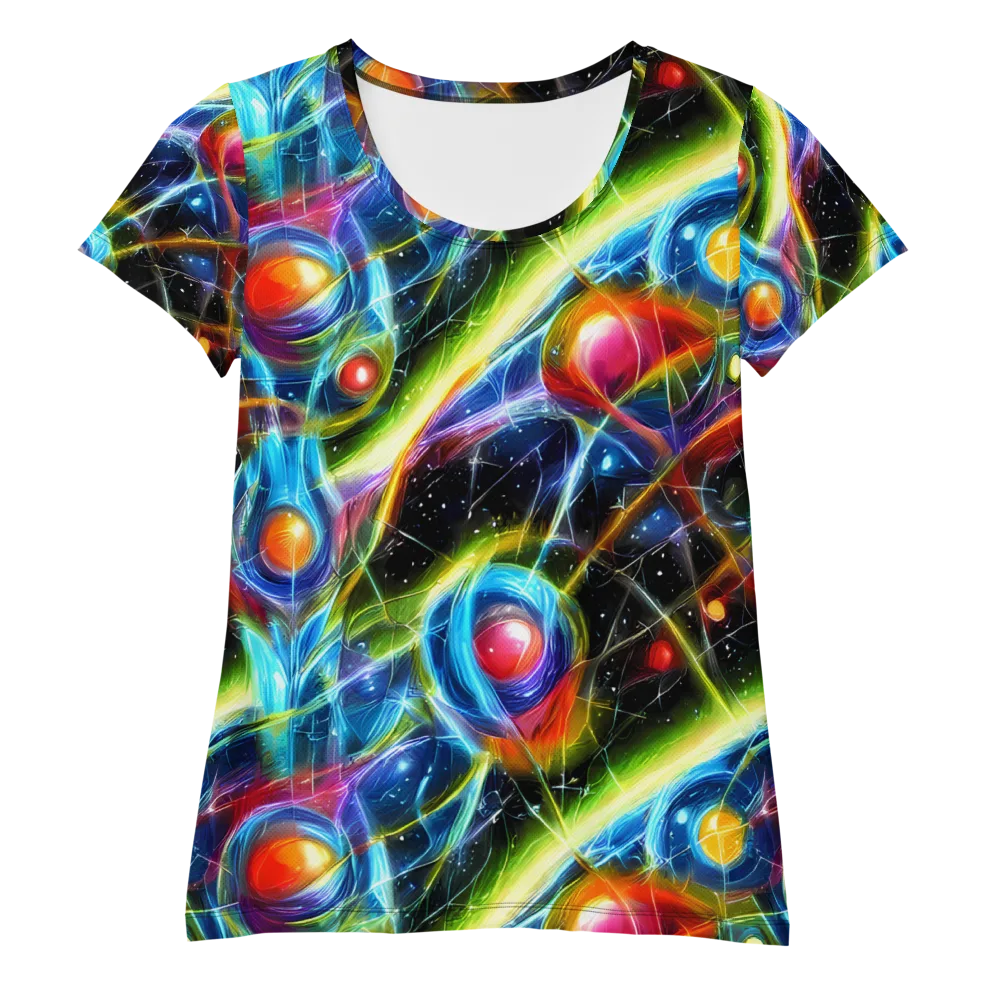 Infinity Reactor on Women's Athletic T-Shirt — Front