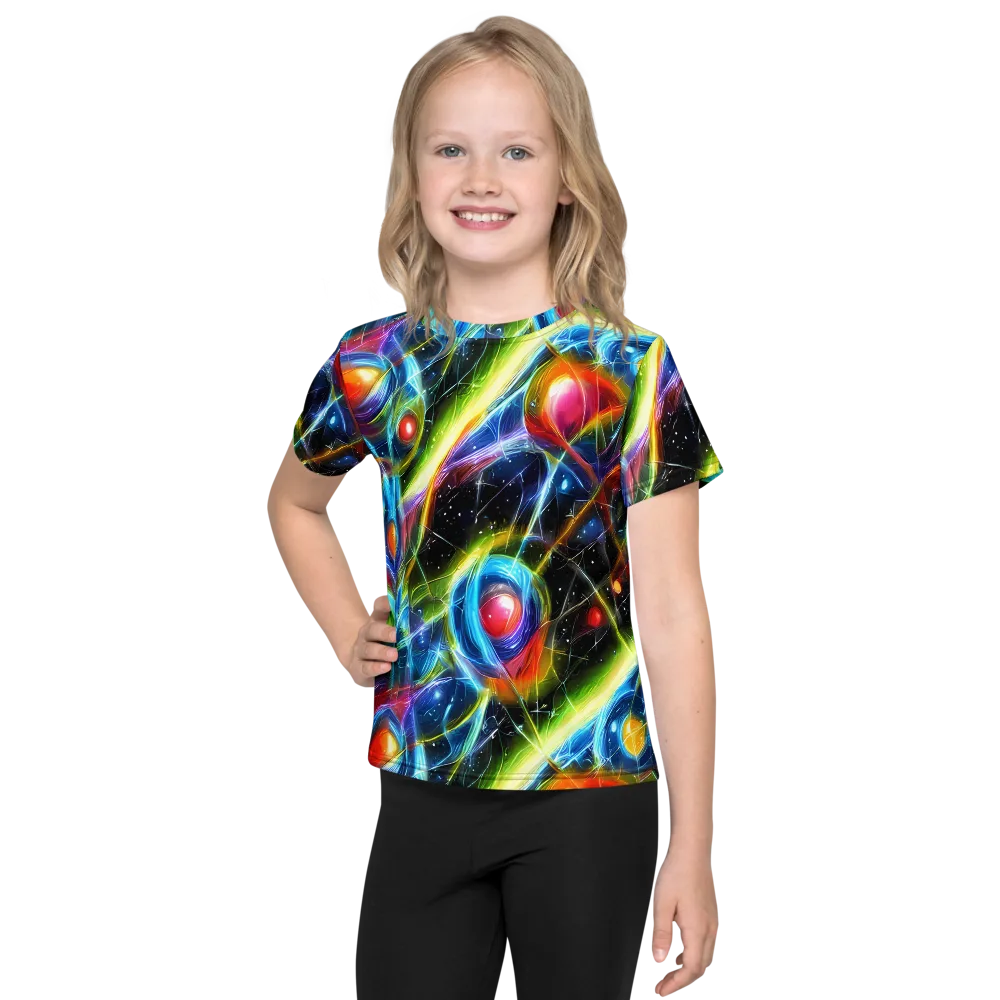 Infinity Reactor on Kids Crew Neck T-Shirt — Front