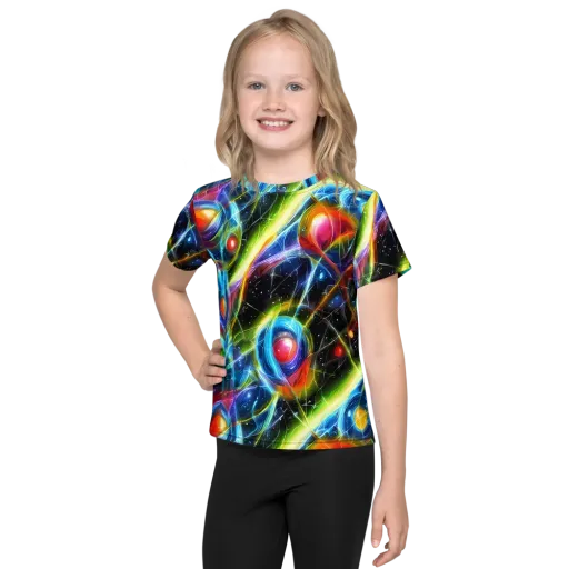 Infinity Reactor on a Kids Crew Neck T-Shirt