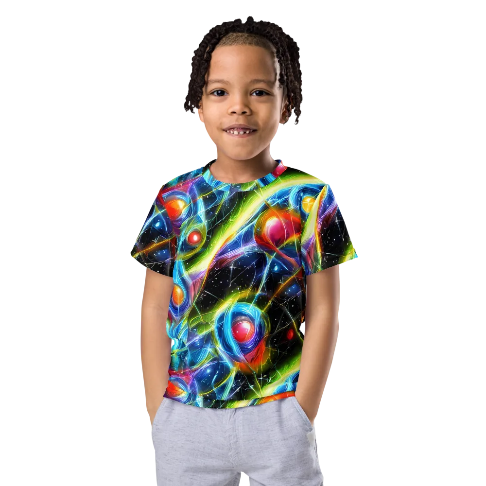 Infinity Reactor on Kids Crew Neck T-Shirt — Front