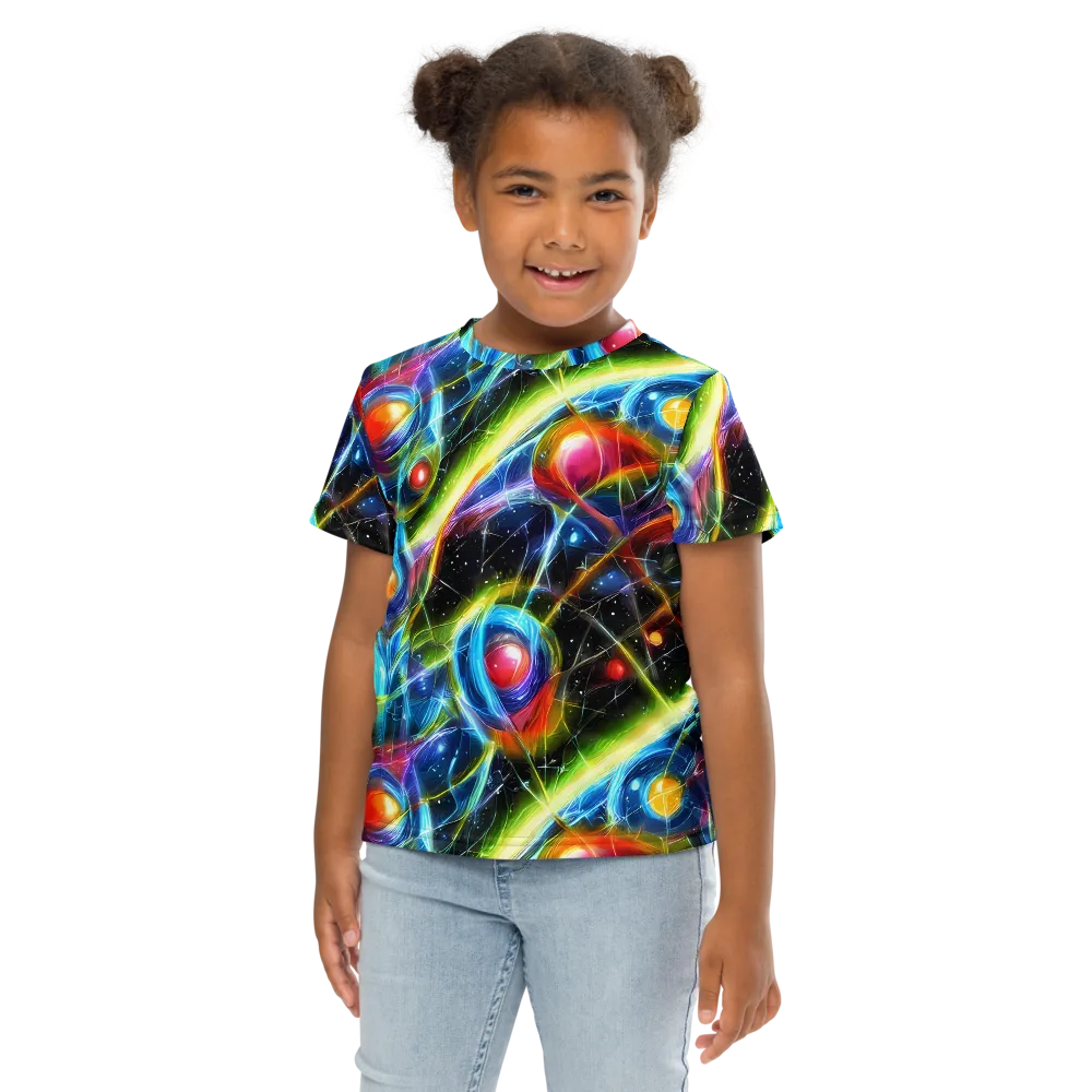 Infinity Reactor on Kids Crew Neck T-Shirt — Front