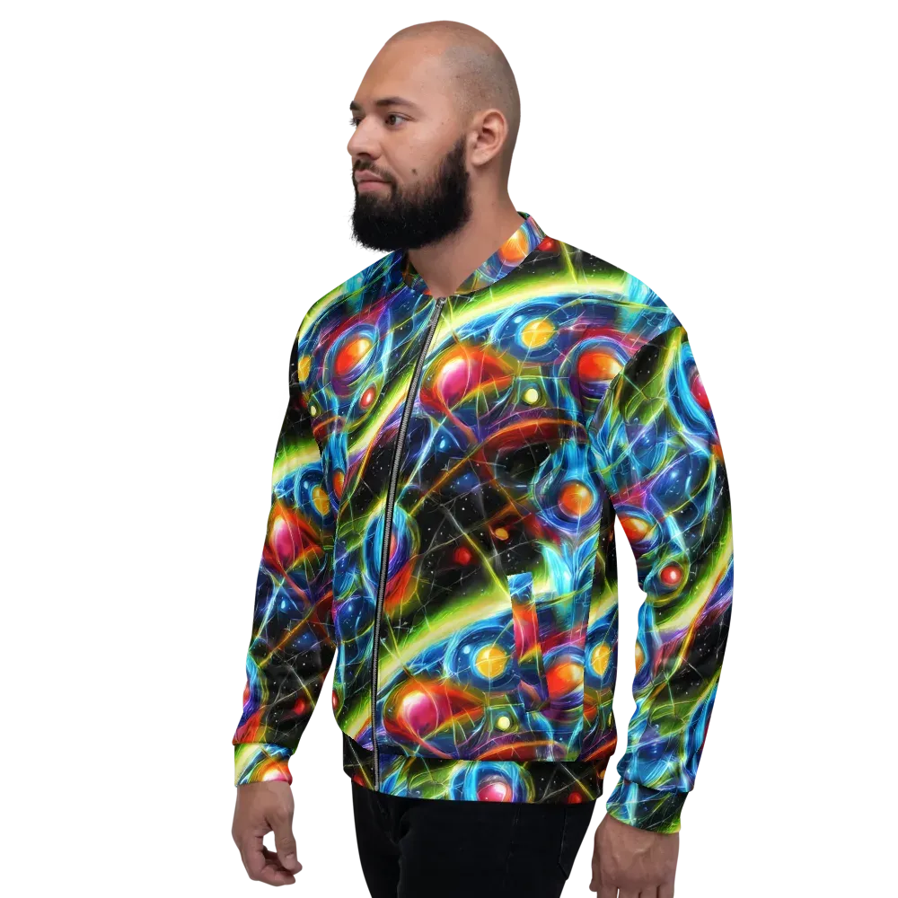 Infinity Reactor on Bomber Jacket — Left