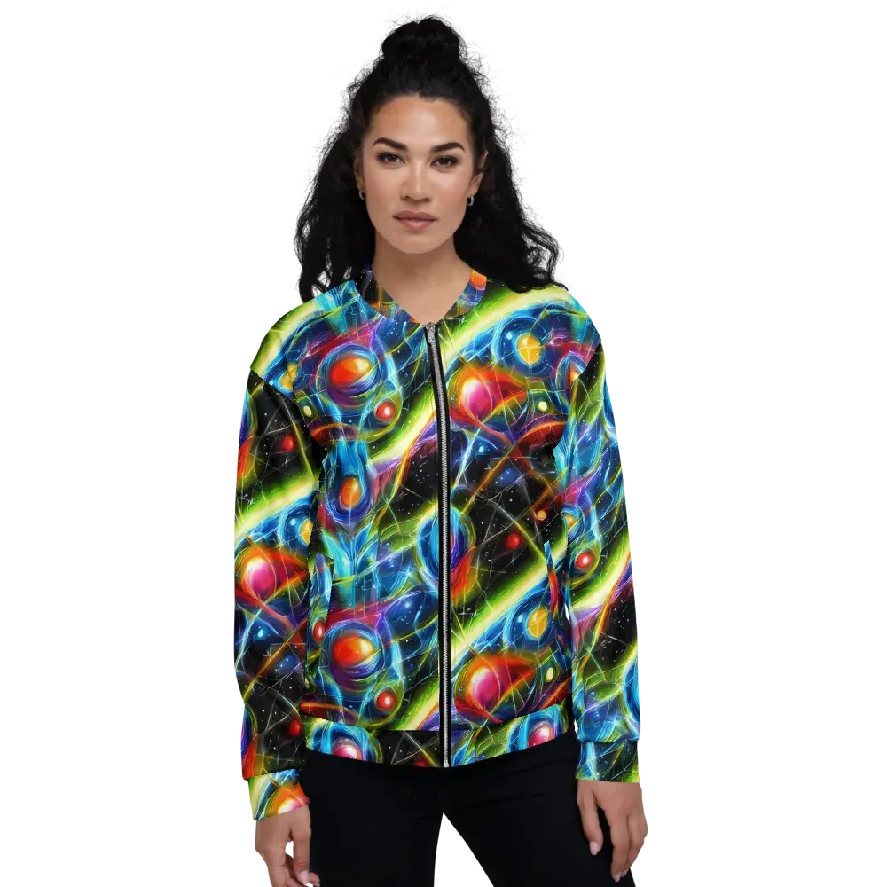 Infinity Reactor on Bomber Jacket — Front