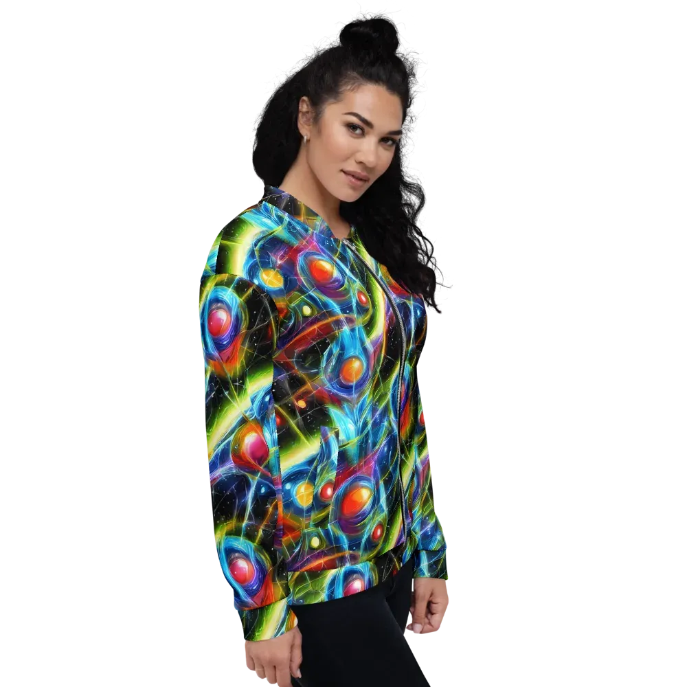 Infinity Reactor on Bomber Jacket — Right