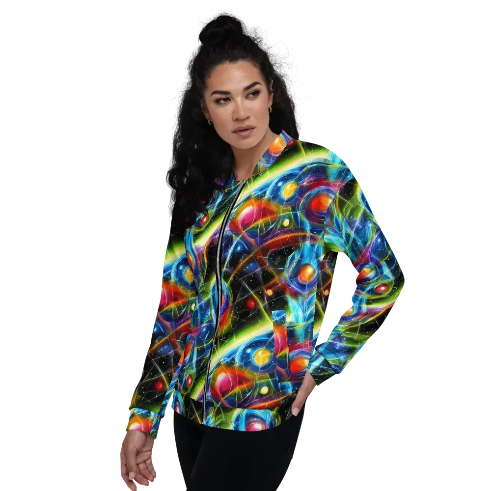 Infinity Reactor on Bomber Jacket — Left