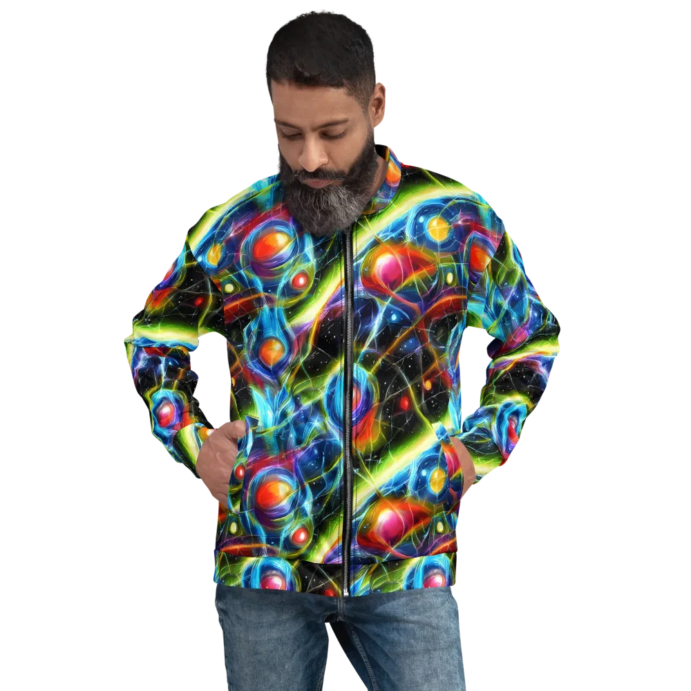 Infinity Reactor on Bomber Jacket — Front