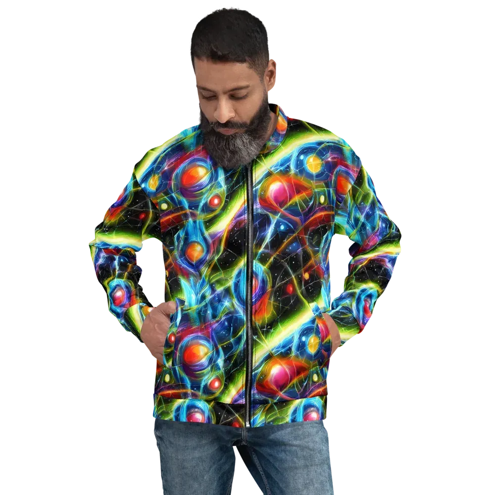Infinity Reactor on Bomber Jacket — Front
