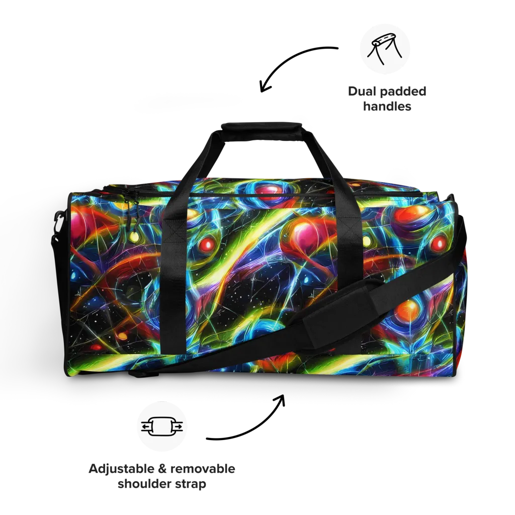 Infinity Reactor on Duffle Bag — Front