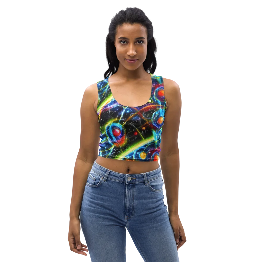 Infinity Reactor on Crop Top — Front