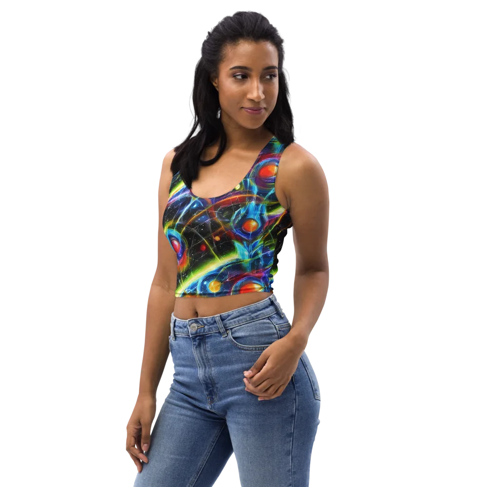 Infinity Reactor on Crop Top — Left Front