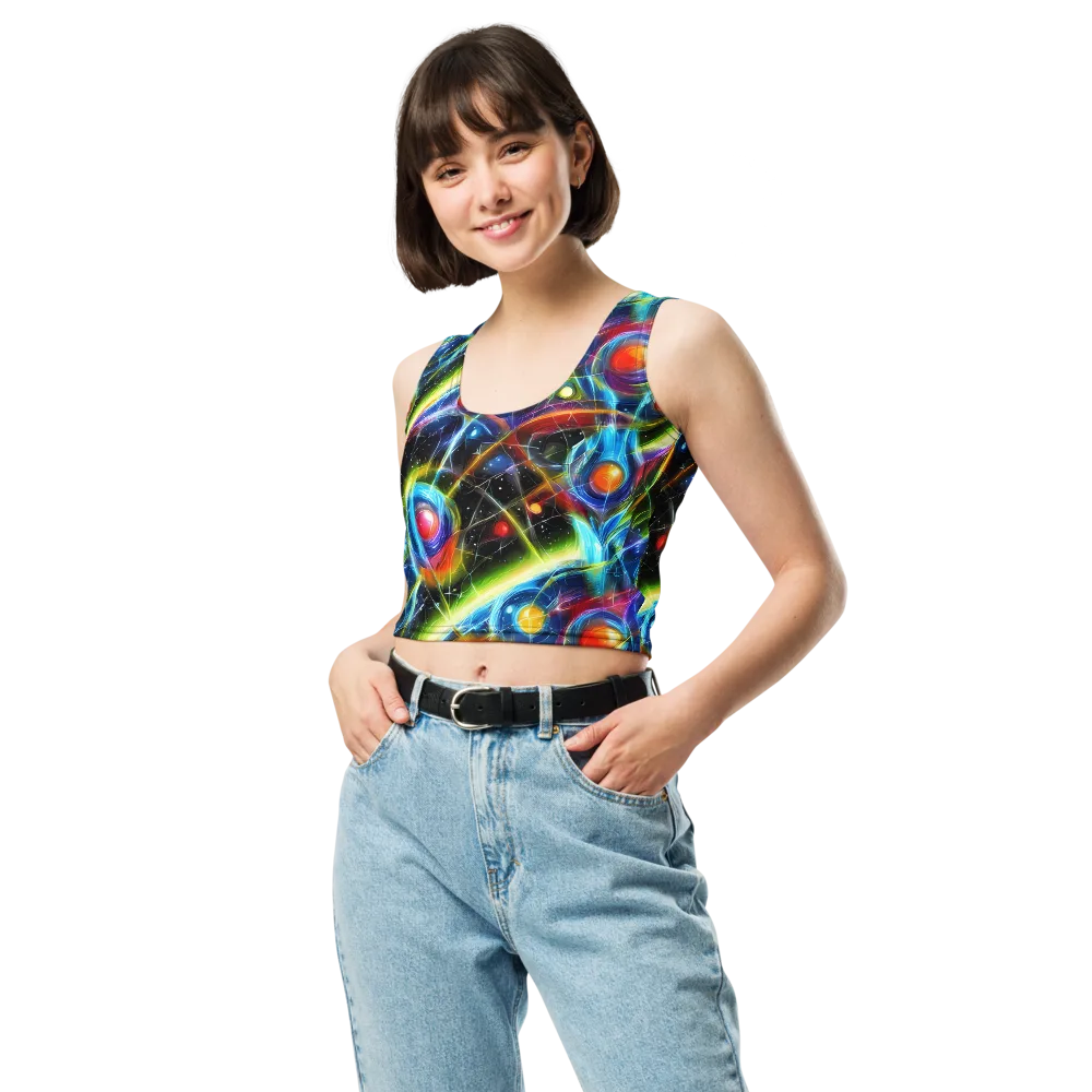 Infinity Reactor on Crop Top — Front