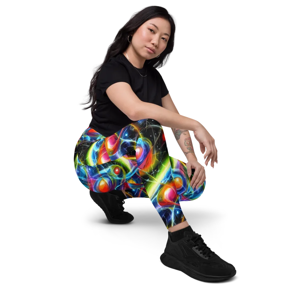 Infinity Reactor on Leggings with Pockets — Right Front