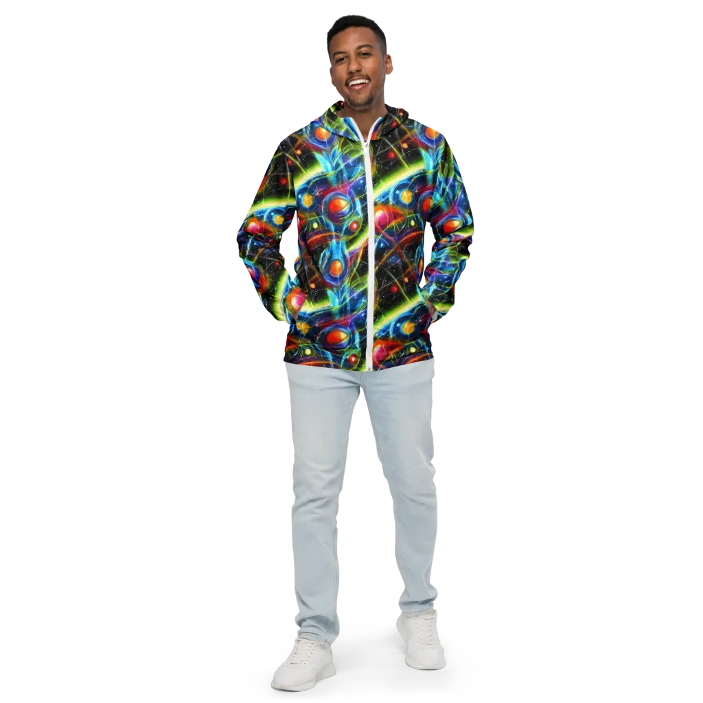 Infinity Reactor on Men's Windbreaker — Front