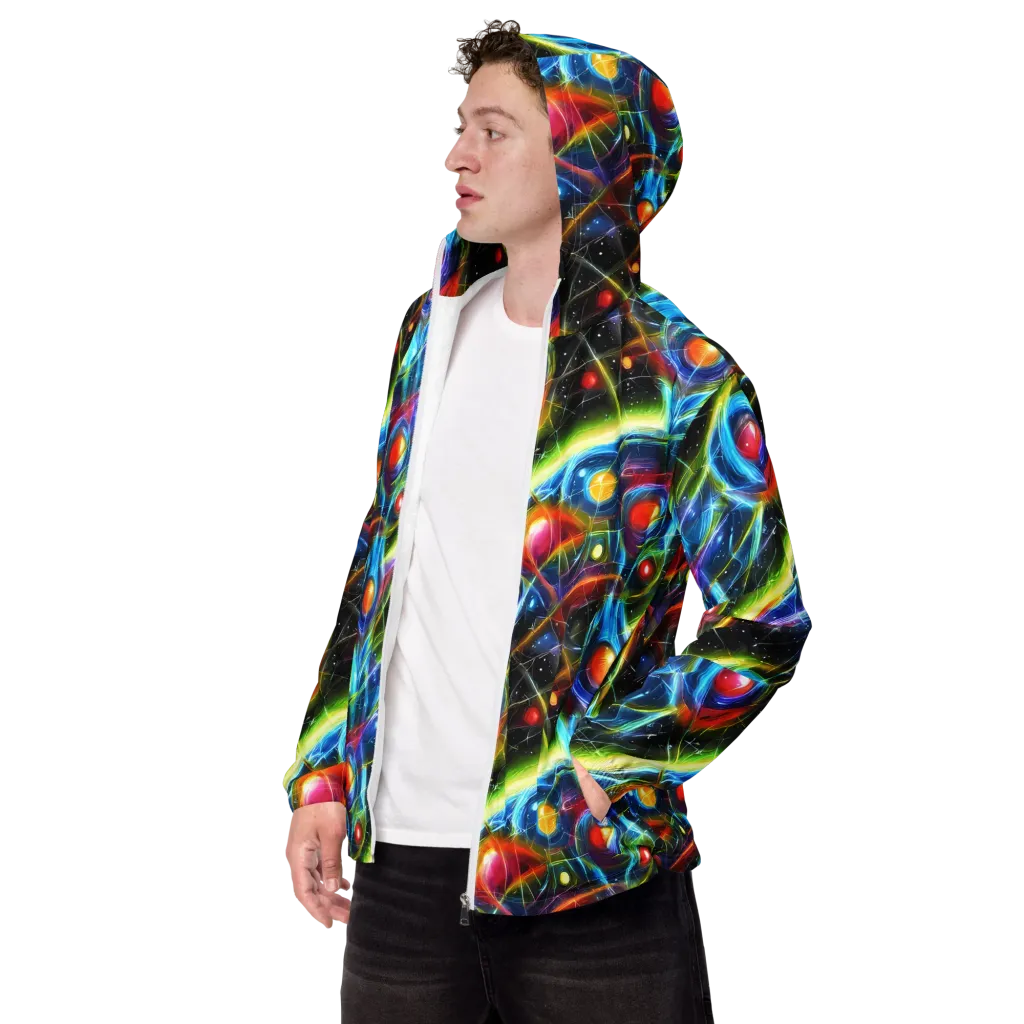 Infinity Reactor on Men's Windbreaker — Left Front
