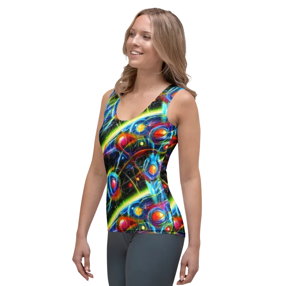 Infinity Reactor on Women's Tank Top — Left Front