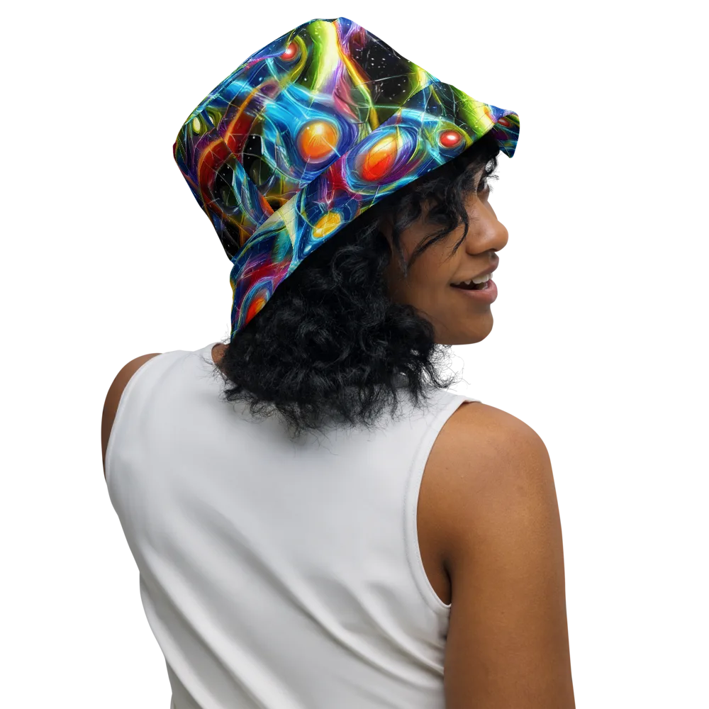 Infinity Reactor on Reversible Bucket Hat — Right Outside