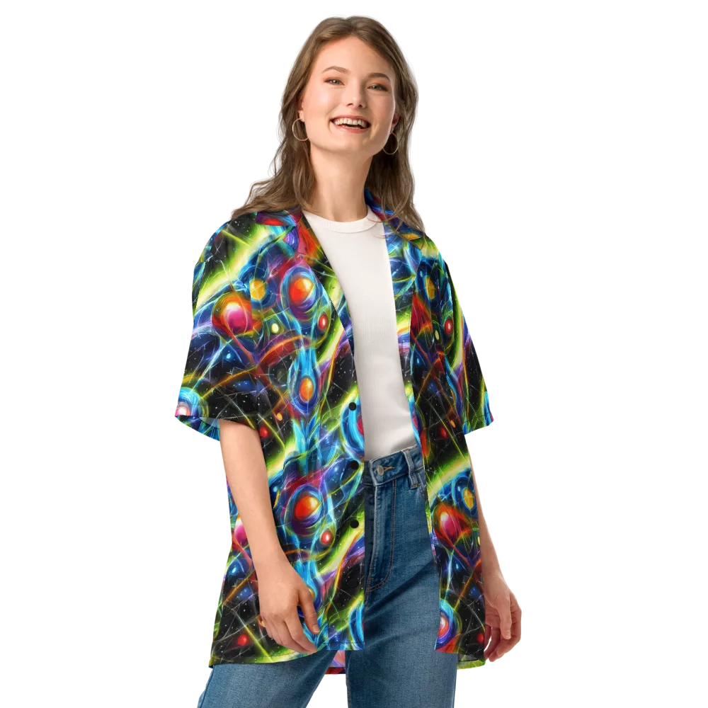 Infinity Reactor on Button Shirt — Front