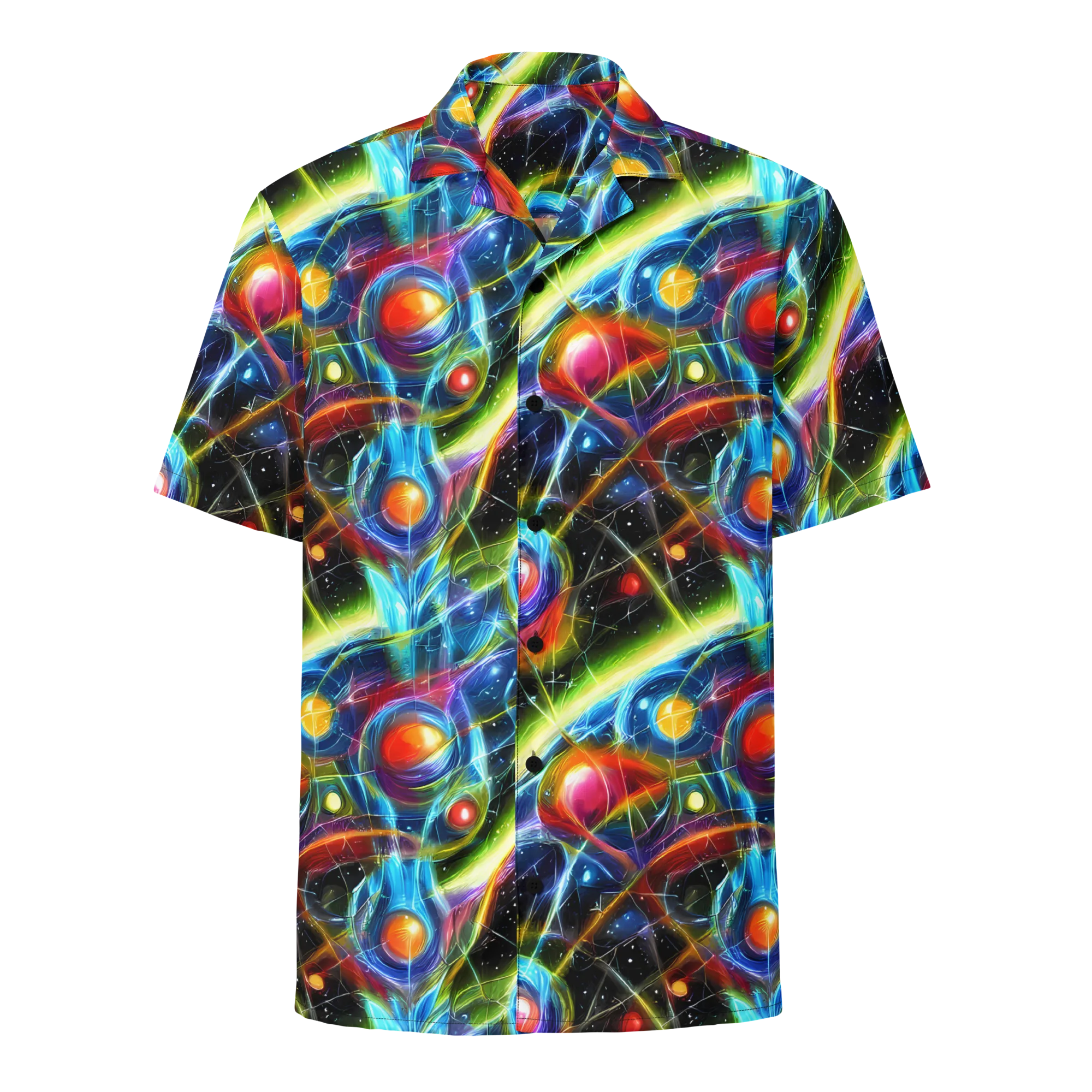 Infinity Reactor on Button Shirt — Front