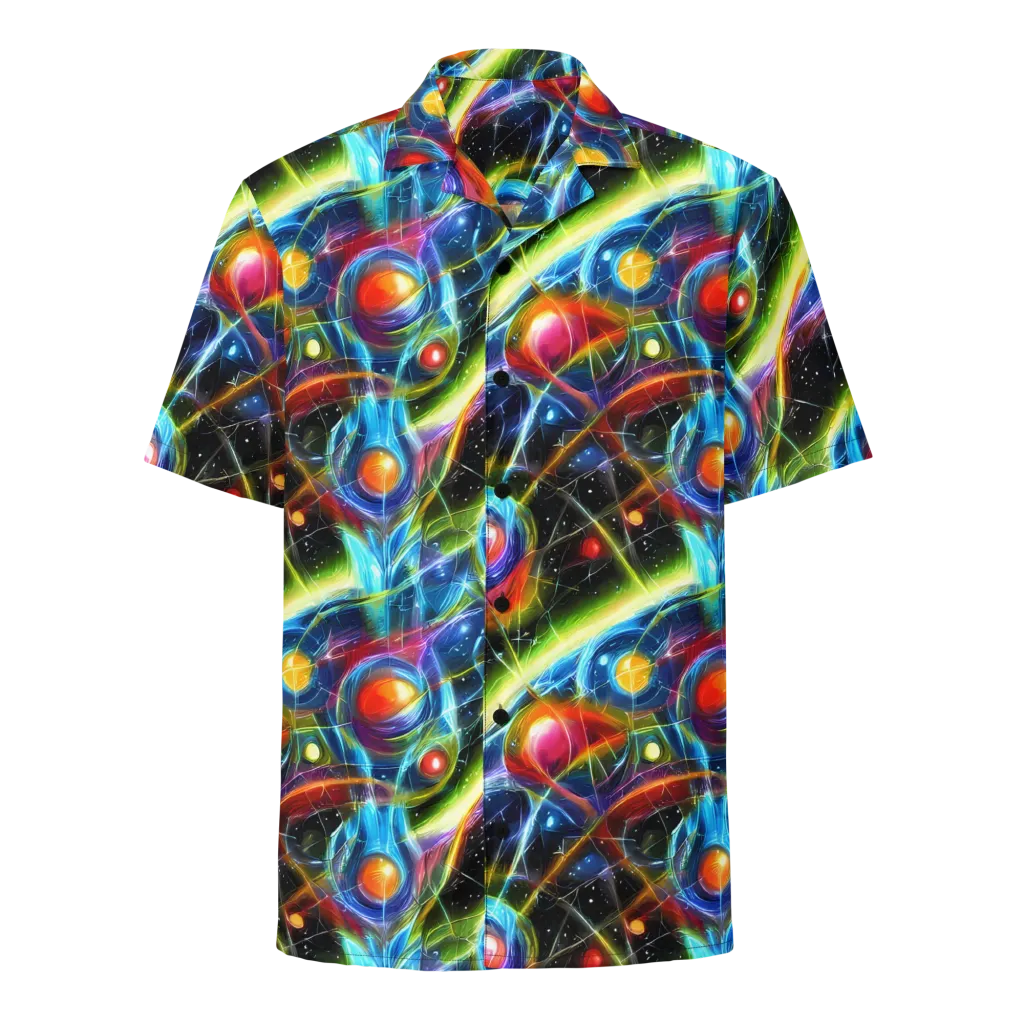Infinity Reactor on Button Shirt — Front