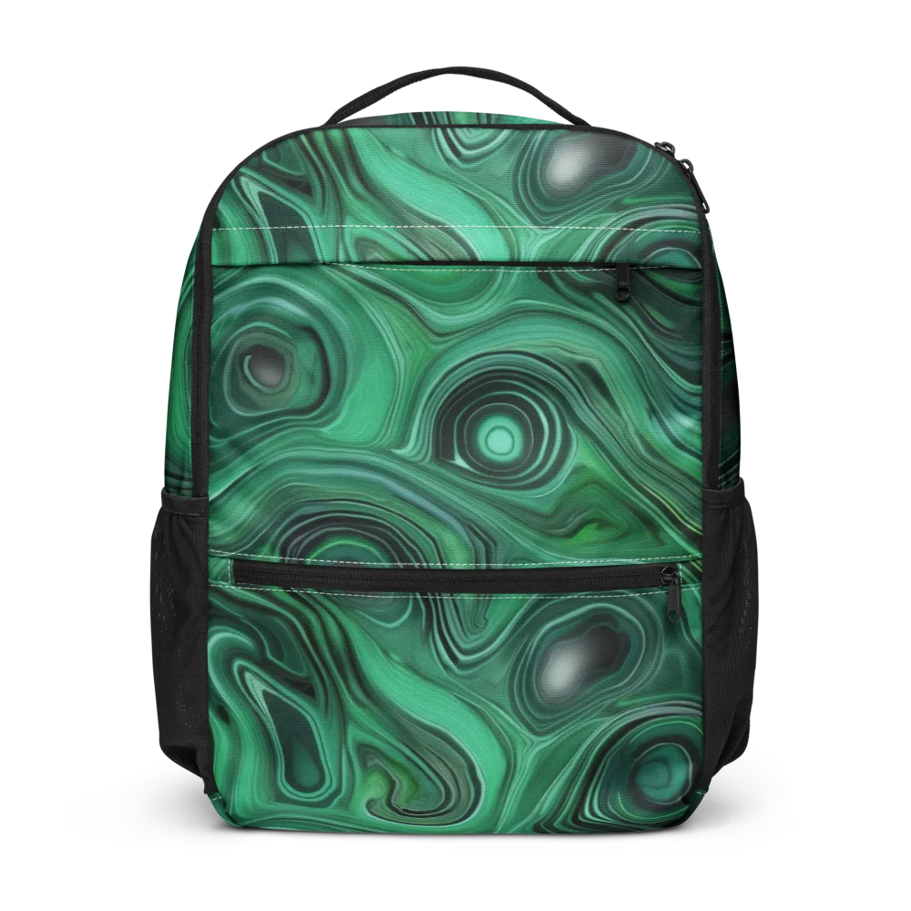 Verdant Vortex on Utility Backpack — Front