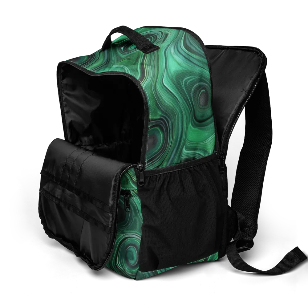 Verdant Vortex on Utility Backpack — Product details 2