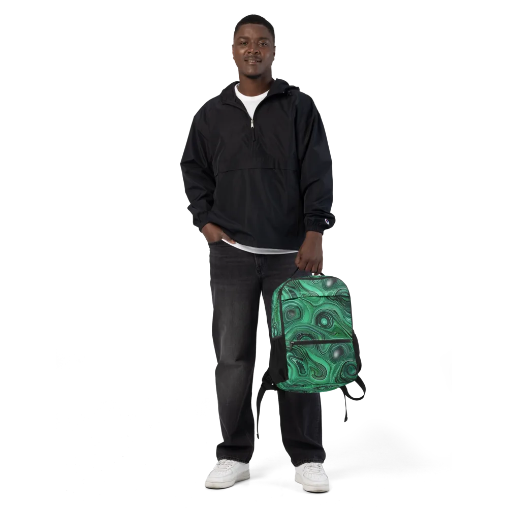 Verdant Vortex on Utility Backpack — Front