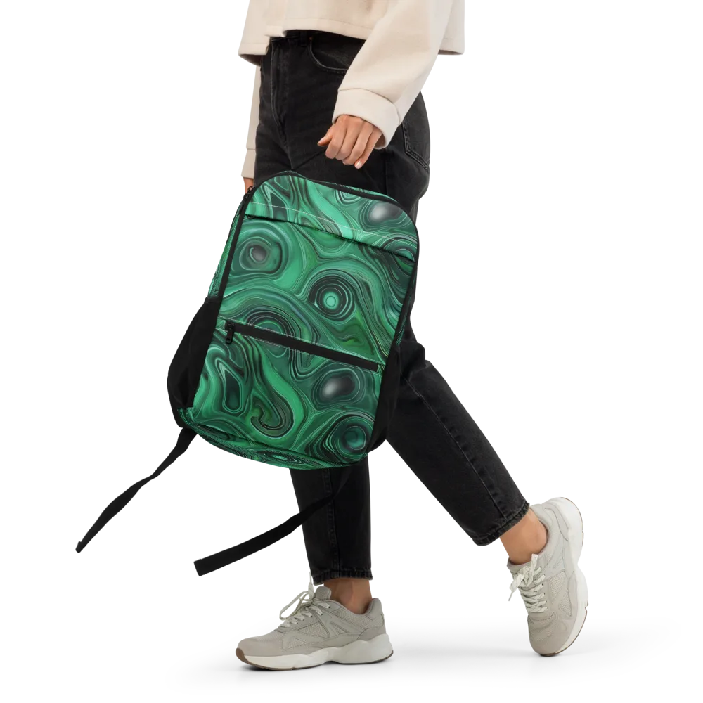 Verdant Vortex on Utility Backpack — Front