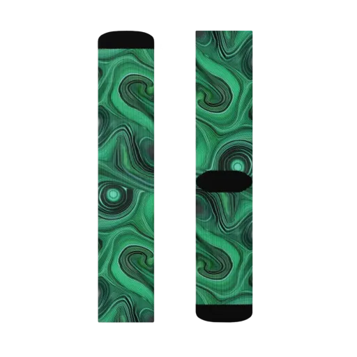Verdant Vortex on a Socks
