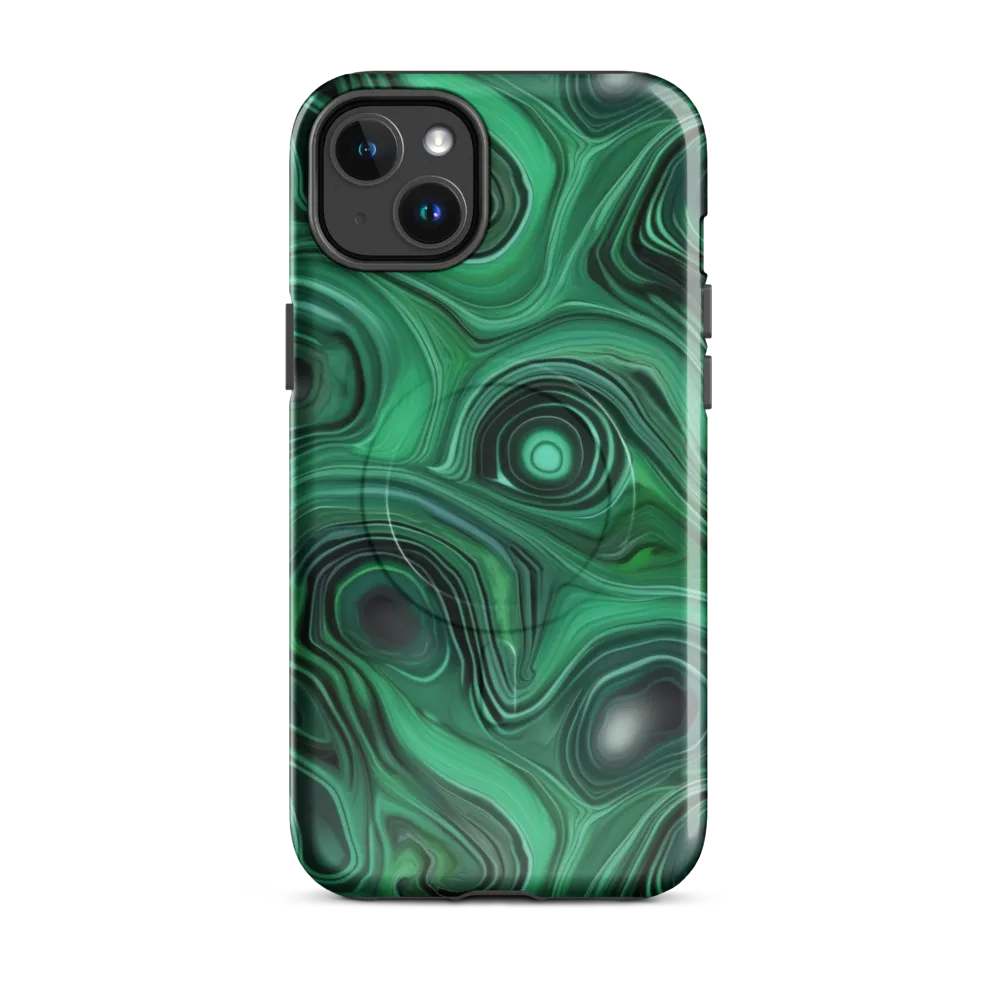 Verdant Vortex on MagSafe Tough Case for iPhone® — Front