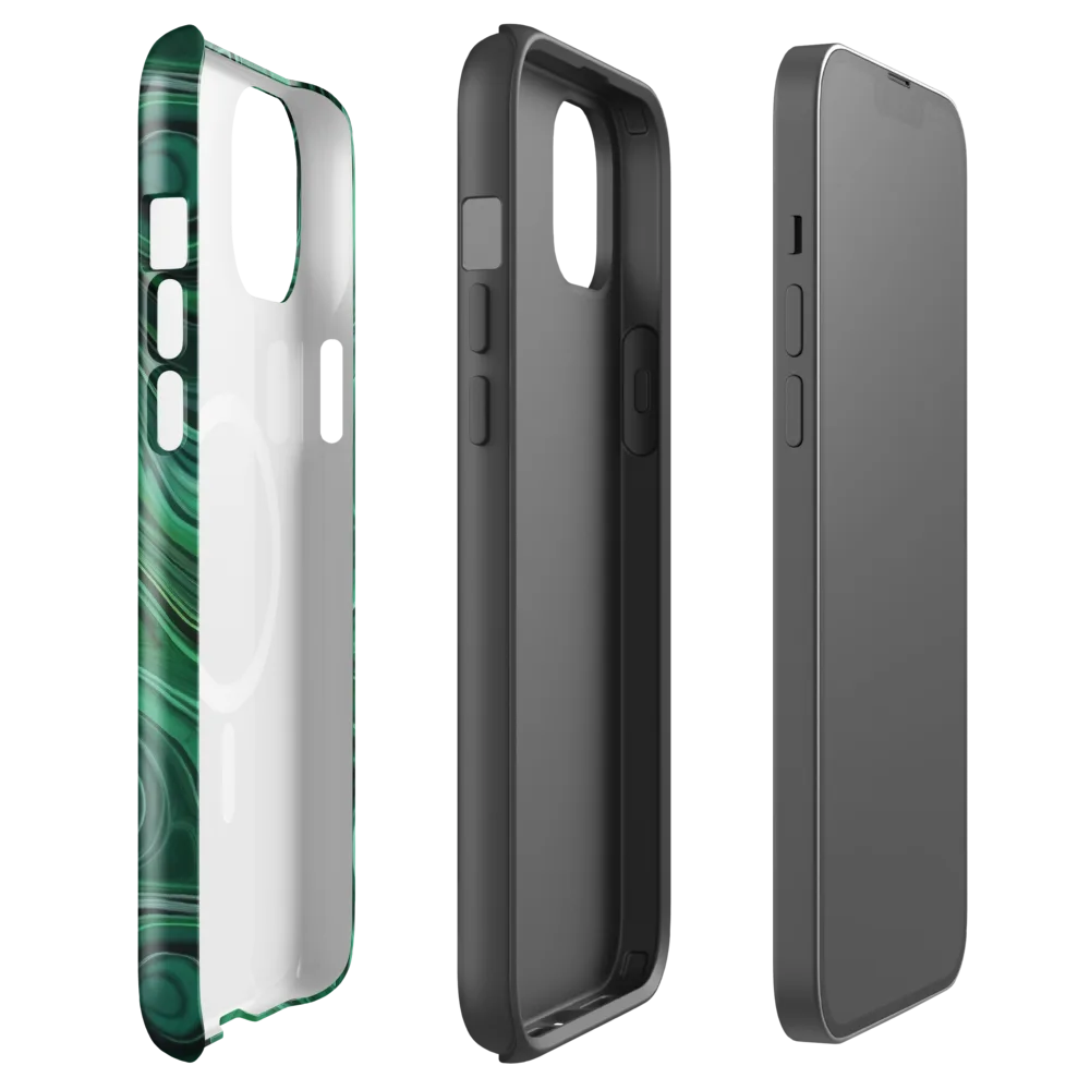 Verdant Vortex on MagSafe Tough Case for iPhone® — Front