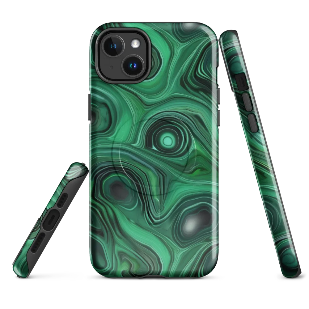 Verdant Vortex on MagSafe Tough Case for iPhone® — Front